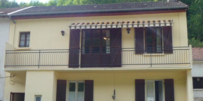 MAISON DE VILLE AVEC GRAND JARDIN ET GARAGES . - E