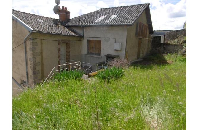 Maison plein sud Centre Ville AUBUSSON, jardin et terrasse - D