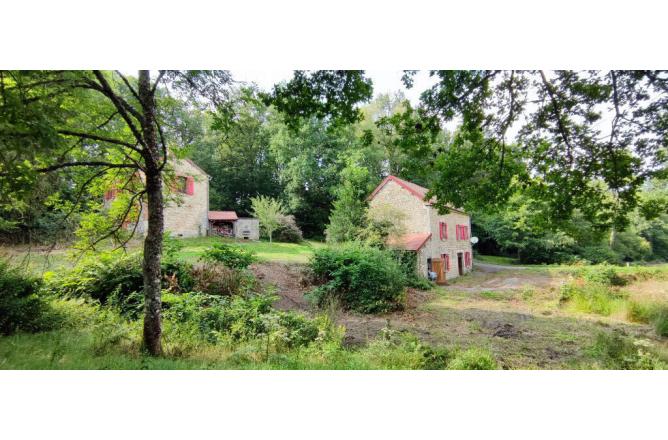 Ancien Moulin rénové avec plan d'eau et dépendances sur 1ha 80 a - H