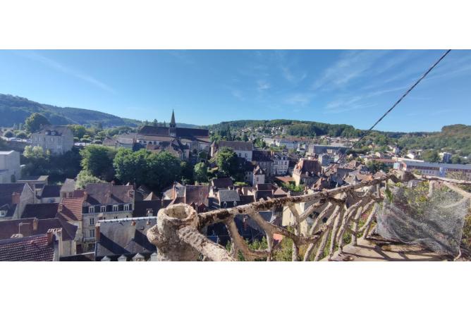 Situation exceptionnelle sur Aubusson au pied de l'emblème de notre ville - J