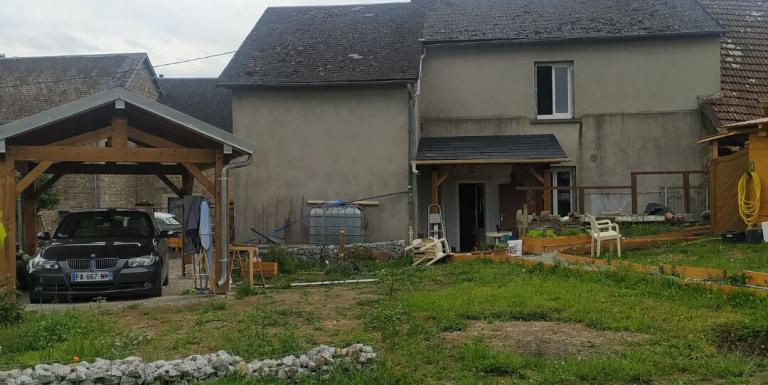 SECTEUR CROCQ MAISON HABITABLE DE SUITE AVEC TRES JOLI JARDIN AMENAGE