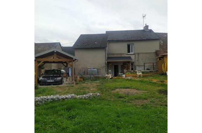 SECTEUR CROCQ MAISON HABITABLE DE SUITE AVEC TRES JOLI JARDIN AMENAGE - A
