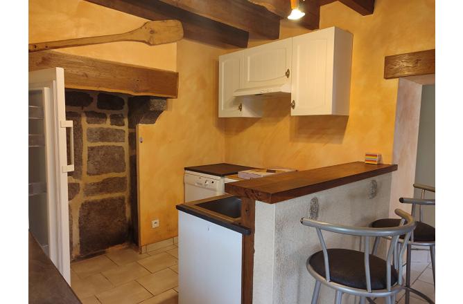 Maison de campagne, 2 chambres, jardin - D