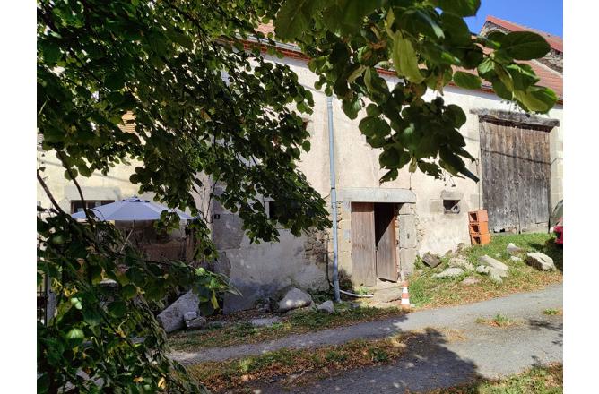 MAISON EN PIERRES ET GRAND TERRAIN - B